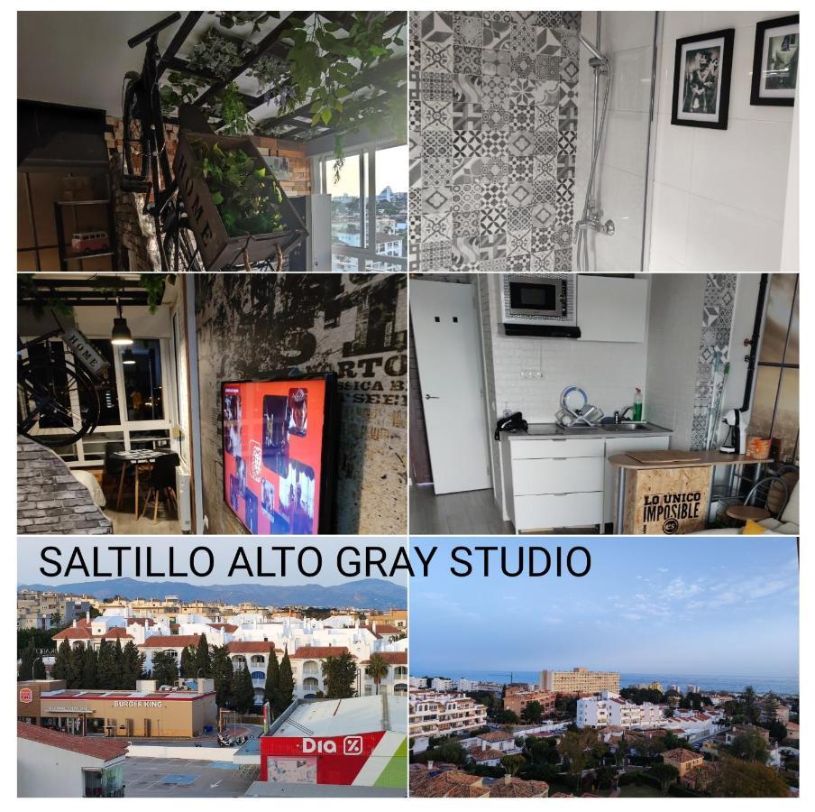 Saltillo Alto Gray Studio. Vistas Al Mar Y Piscina Torremolinos Exterior photo